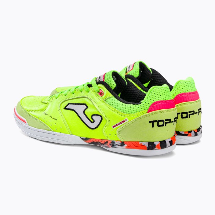 Мъжки футболни обувки Joma Top Flex IN green fluor 3