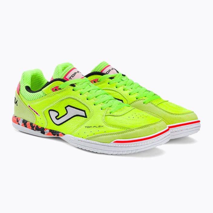 Мъжки футболни обувки Joma Top Flex IN green fluor 5