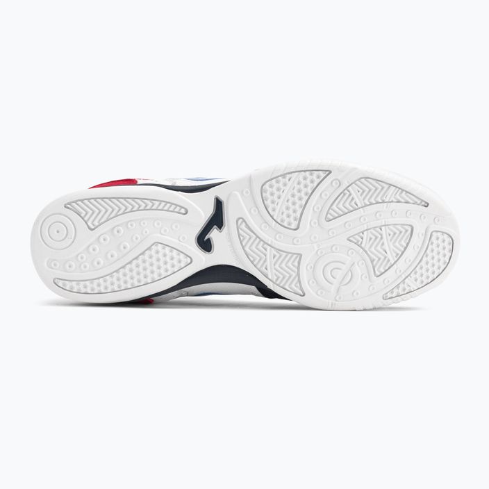 Мъжки футболни обувки Joma Top Flex IN white/red 5