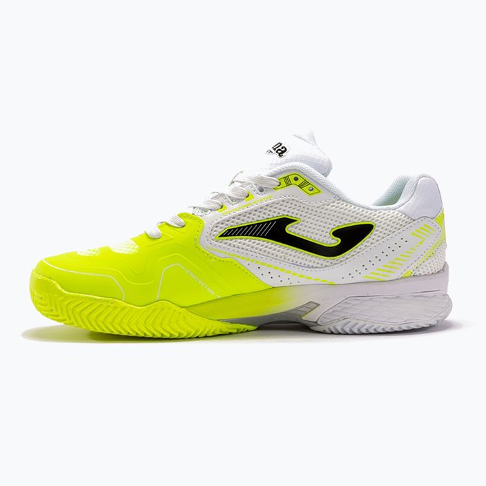 Joma T.Set мъжки обувки за тенис в бяло и жълто TSETW2209P 12