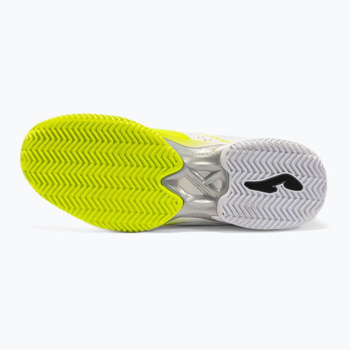 Joma T.Set мъжки обувки за тенис в бяло и жълто TSETW2209P 14