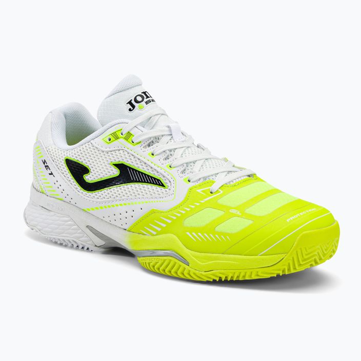 Joma T.Set мъжки обувки за тенис в бяло и жълто TSETW2209P
