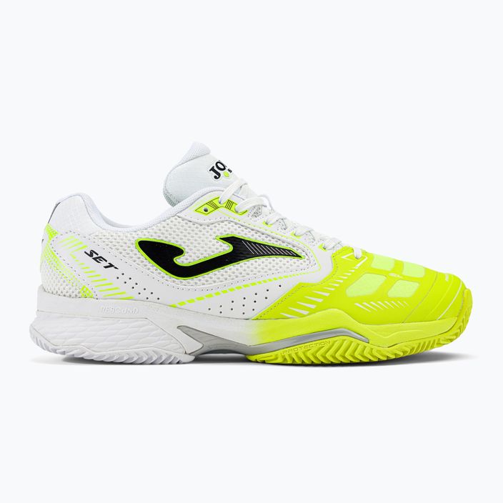 Joma T.Set мъжки обувки за тенис в бяло и жълто TSETW2209P 2