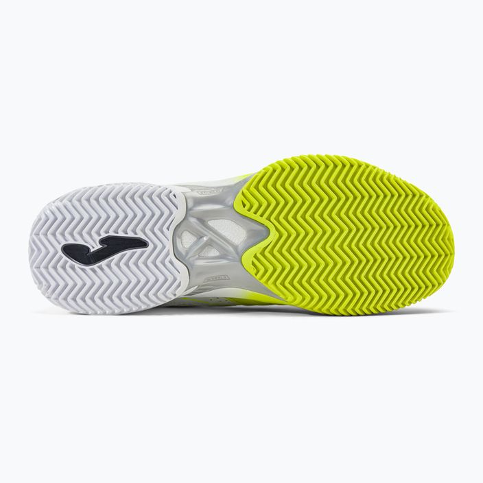 Joma T.Set мъжки обувки за тенис в бяло и жълто TSETW2209P 5