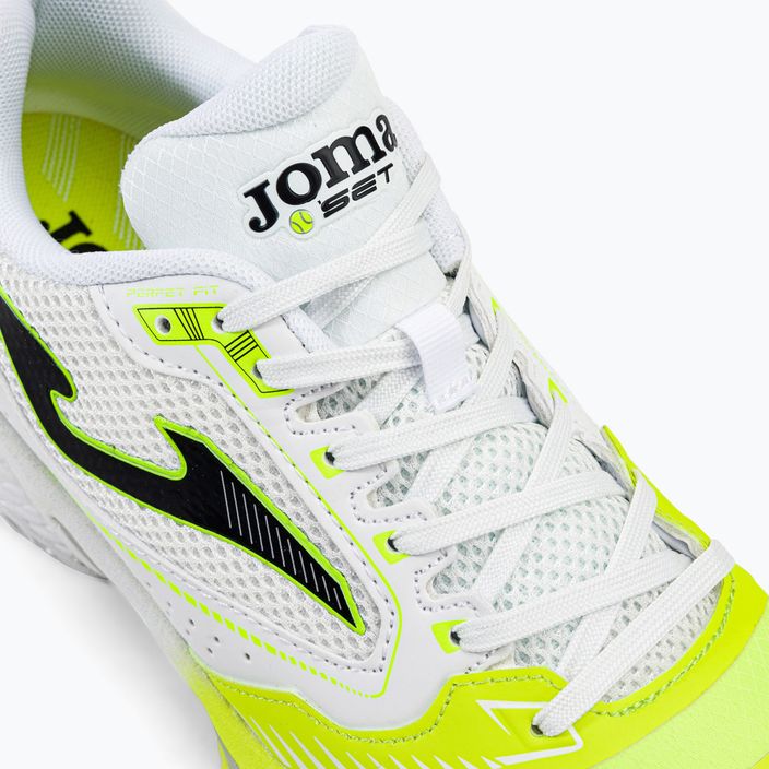 Joma T.Set мъжки обувки за тенис в бяло и жълто TSETW2209P 8