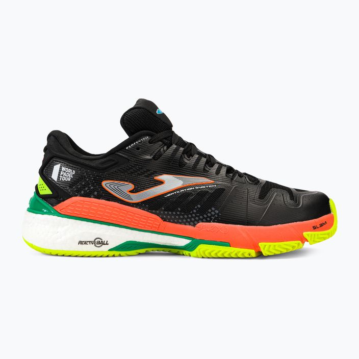 Joma T.Slam 2201 мъжки обувки за тенис в черно и оранжево TSLAMW2201P 2
