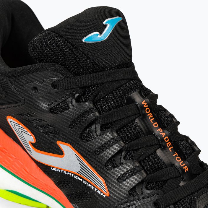 Joma T.Slam 2201 мъжки обувки за тенис в черно и оранжево TSLAMW2201P 9