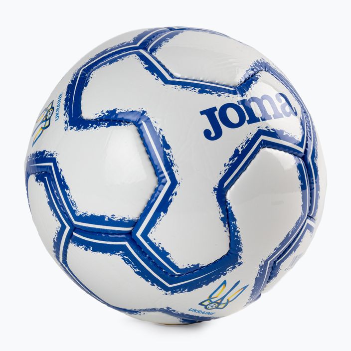 Футбол Joma Fed. Футбол Украйна бяло и синьо AT400727C207 2