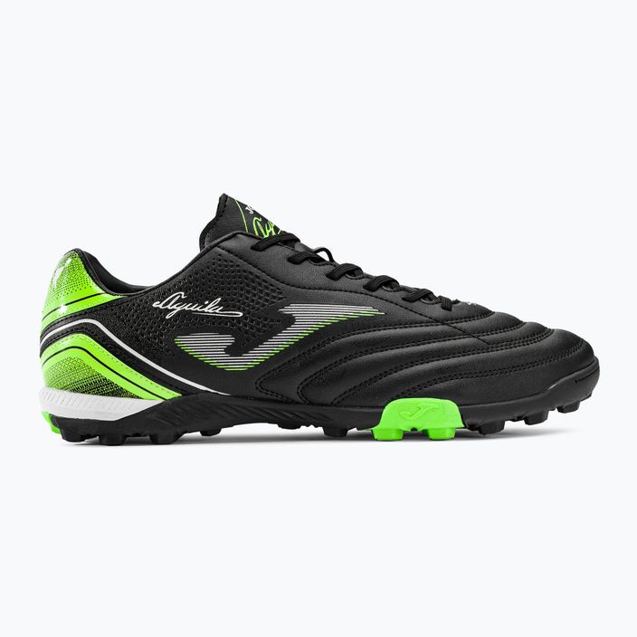 Мъжки футболни обувки Joma Aguila TF black/green fluor 2