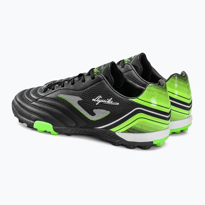 Мъжки футболни обувки Joma Aguila TF black/green fluor 3