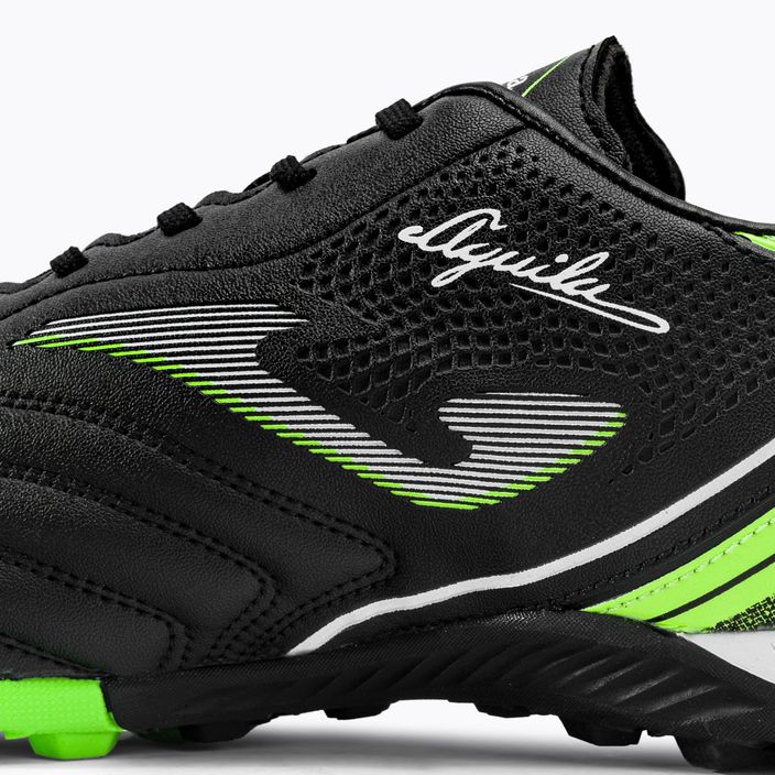 Мъжки футболни обувки Joma Aguila TF black/green fluor 10
