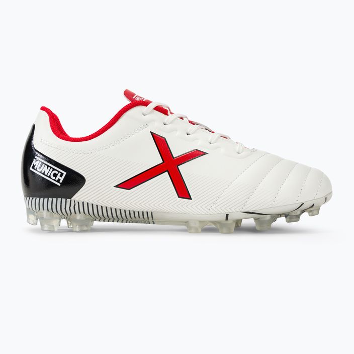 Детски футболни обувки MUNICH Arenga Kid FG blanco/rojo 2