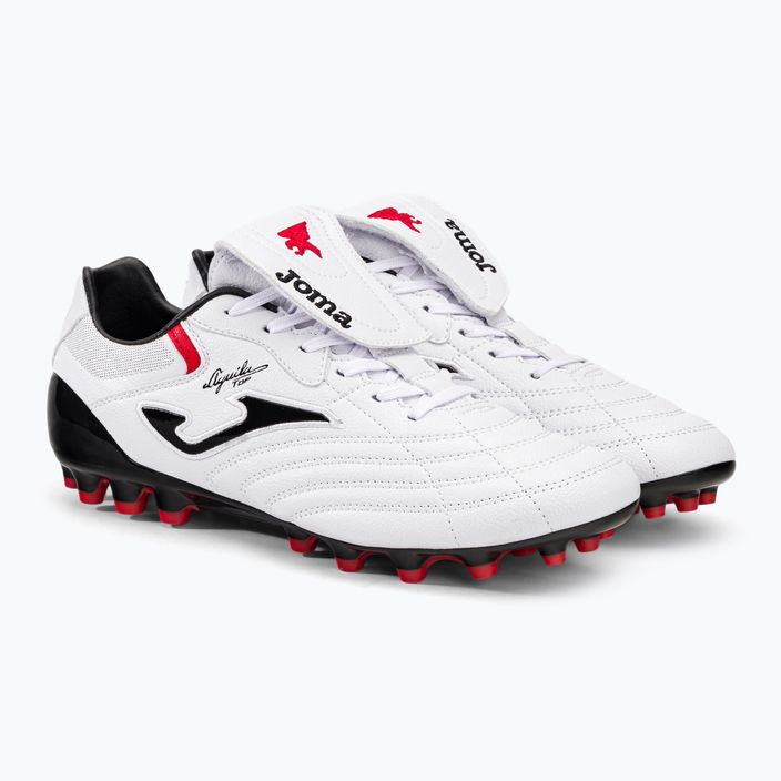 Мъжки футболни обувки Joma Aguila Cup AG white/red 4