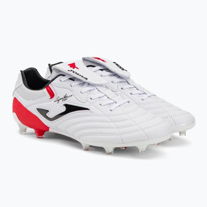 Joma Aguila Cup FG мъжки футболни обувки бяло/червено 4