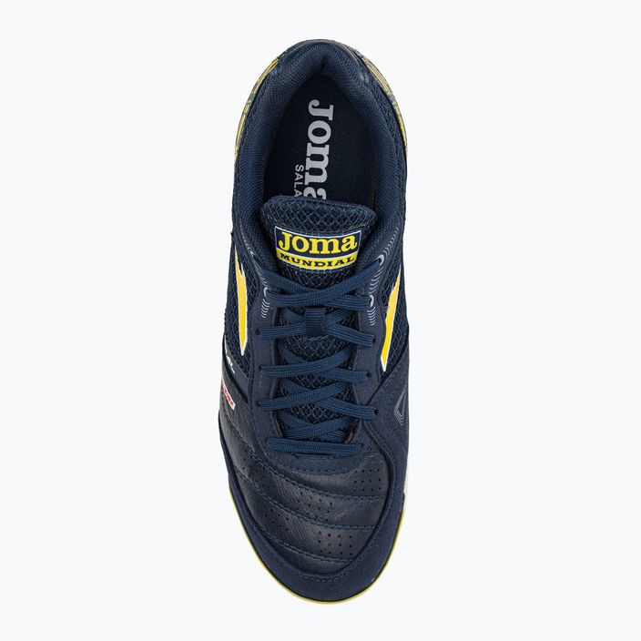 Мъжки футболни обувки Joma Mundial IN navy/yellow 6