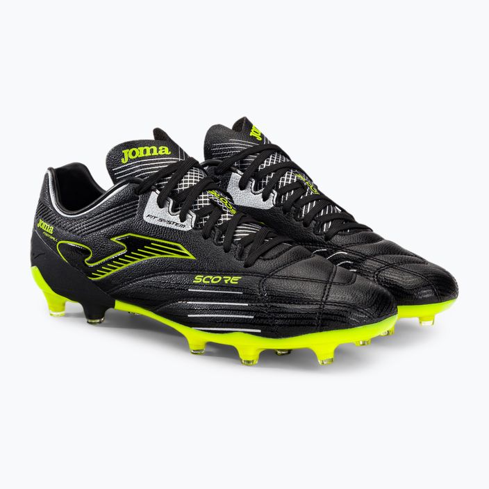 Joma Score FG черни мъжки футболни обувки 4
