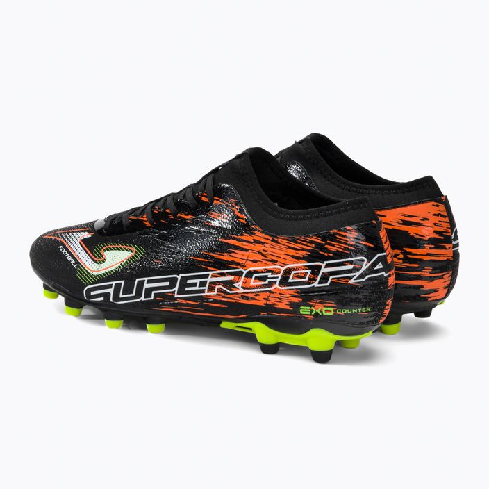 Joma Super Copa FG black/coral мъжки футболни обувки 3