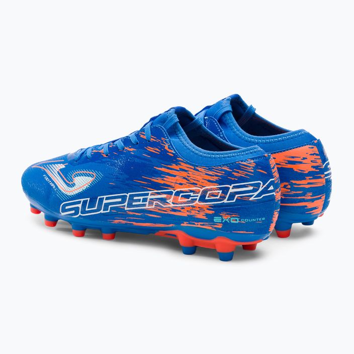 Joma Super Copa FG мъжки футболни обувки royal/coral 3
