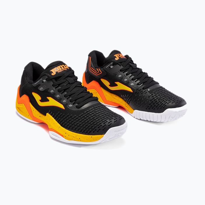 Joma T.Ace 2301 мъжки обувки за тенис в черно и оранжево TACES2301T 11