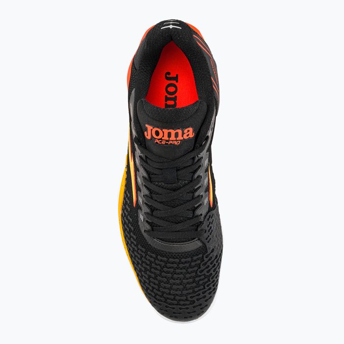 Joma T.Ace 2301 мъжки обувки за тенис в черно и оранжево TACES2301T 6