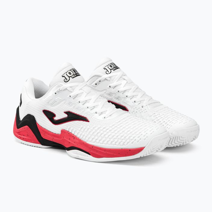 Joma T.Ace 2302 мъжки обувки за тенис в бяло и червено TACES2302P 4
