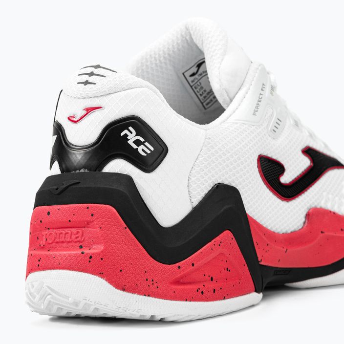 Joma T.Ace 2302 мъжки обувки за тенис в бяло и червено TACES2302P 9