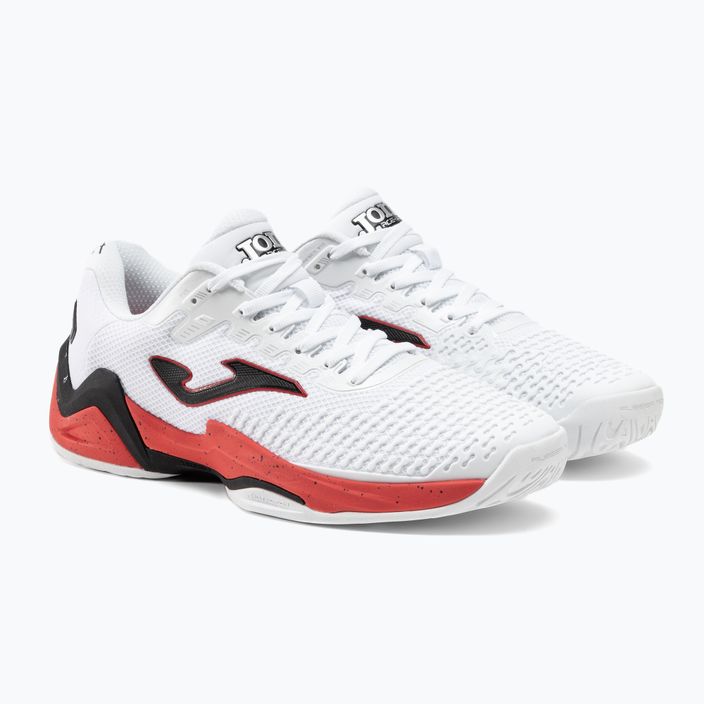 Joma T.Ace мъжки обувки за тенис в бяло и червено TACES2302T 4