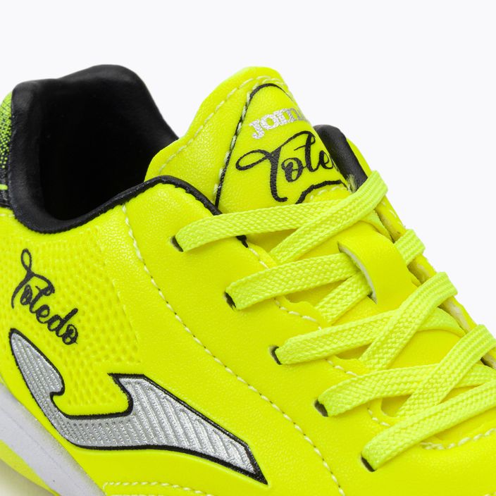 Детски футболни обувки Joma Toledo TF lemon fluor/black 9
