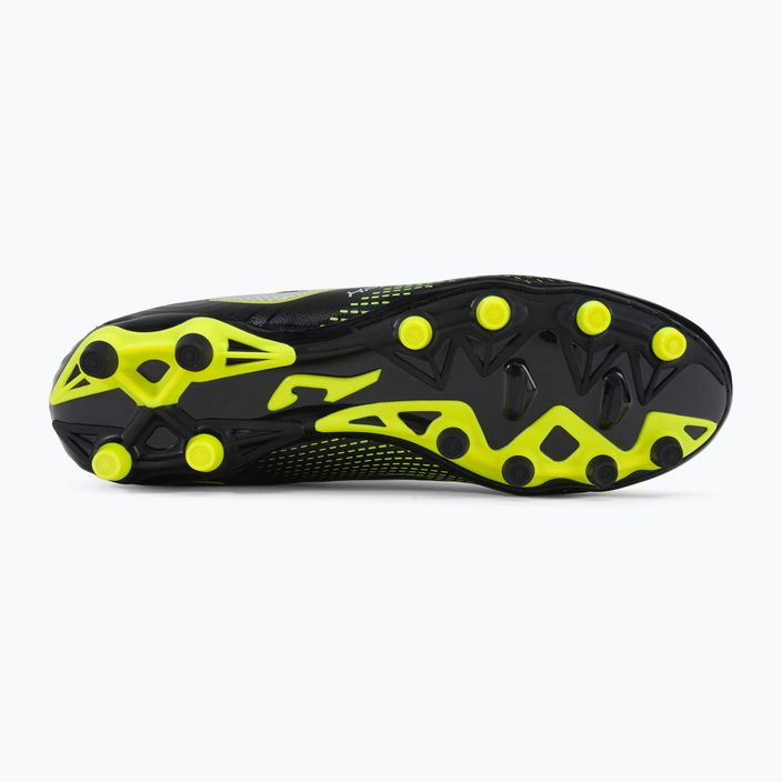 Joma мъжки футболни обувки Xpander FG black/lemon fluor 5