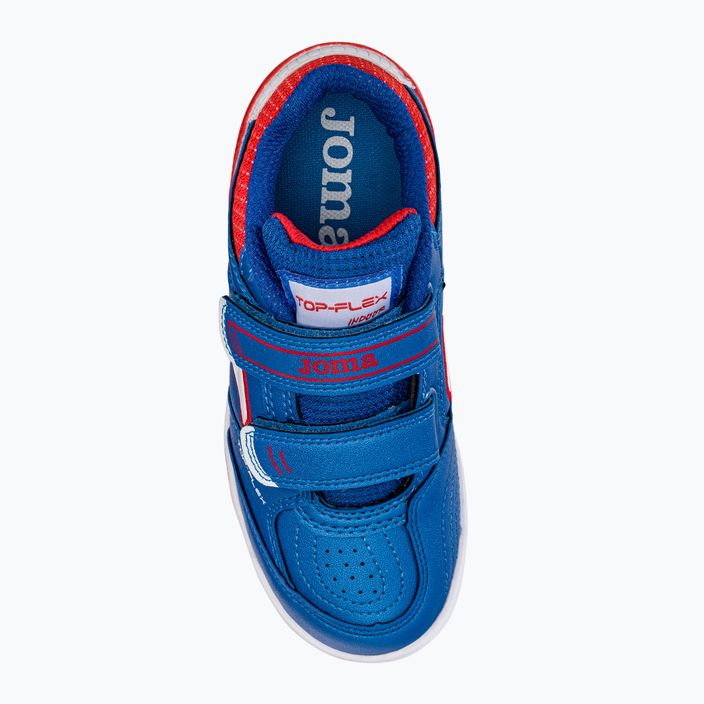 Детски футболни обувки Joma Top Flex IN royal/red 6