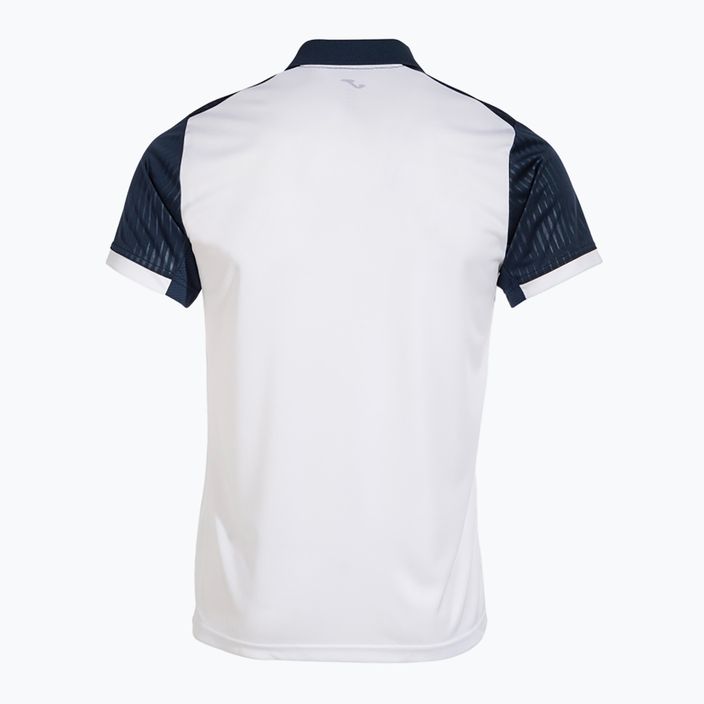 Мъжка поло риза Joma Montreal бяла/насинена 3