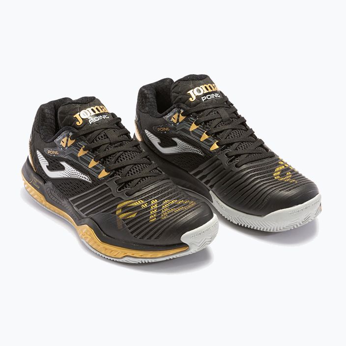 Joma T.Point мъжки обувки за тенис в черно и златисто TPOINS2371P 11