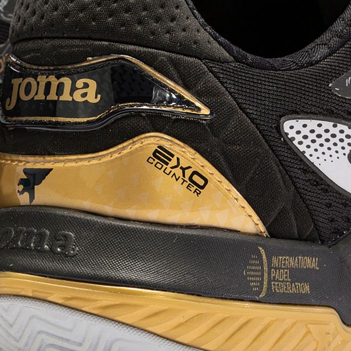 Joma T.Point мъжки обувки за тенис в черно и златисто TPOINS2371P 17