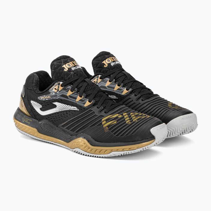 Joma T.Point мъжки обувки за тенис в черно и златисто TPOINS2371P 4