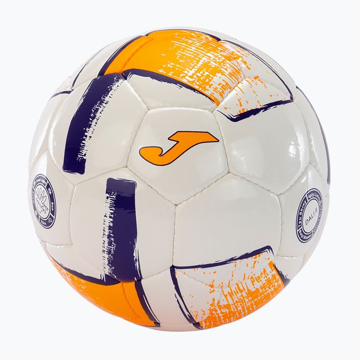 Joma Dali II футбол бяло/флуорово оранжево/лилаво размер 5 3
