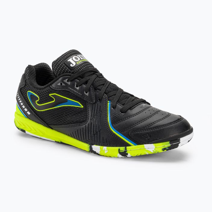 Мъжки футболни обувки Joma Dribling IN black/lemon fluor