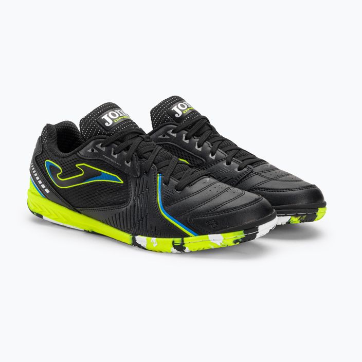 Мъжки футболни обувки Joma Dribling IN black/lemon fluor 5
