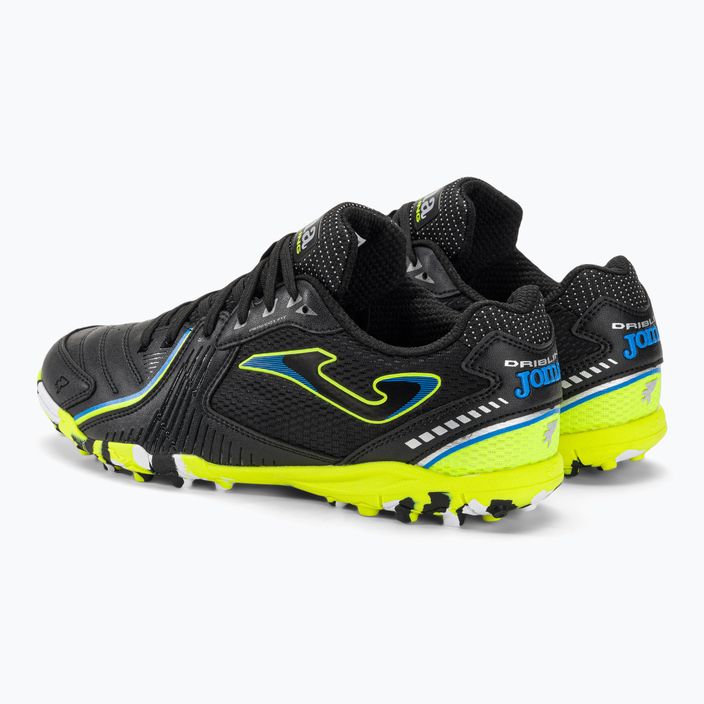 Мъжки футболни обувки Joma Dribling TF black/lemon fluor 4