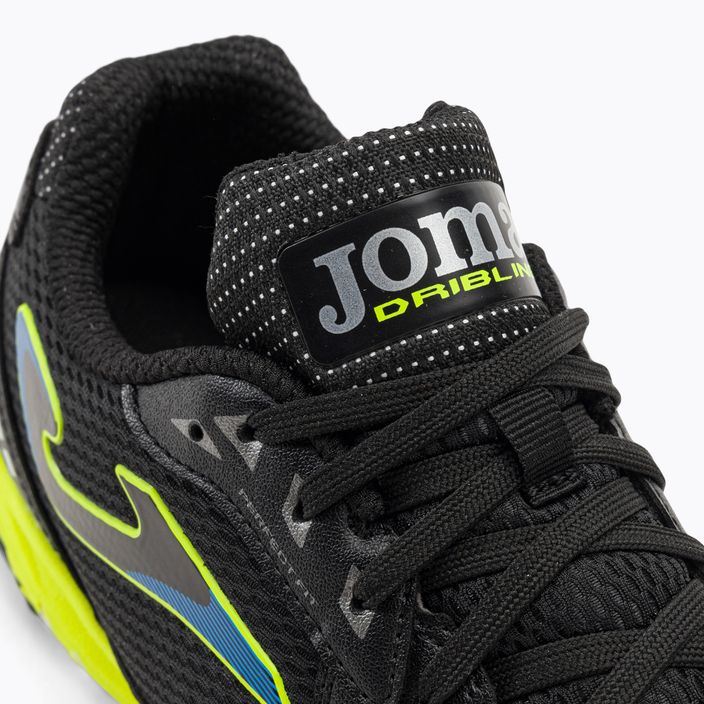 Мъжки футболни обувки Joma Dribling TF black/lemon fluor 9