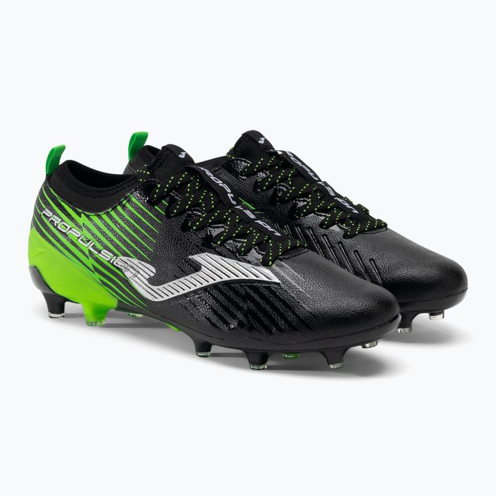 Joma Propulsion Cup FG black/green fluor мъжки футболни обувки 4