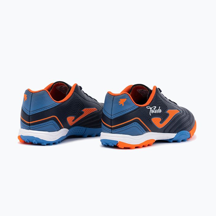 Детски футболни обувки Joma Toledo Jr TF navy/orange 13