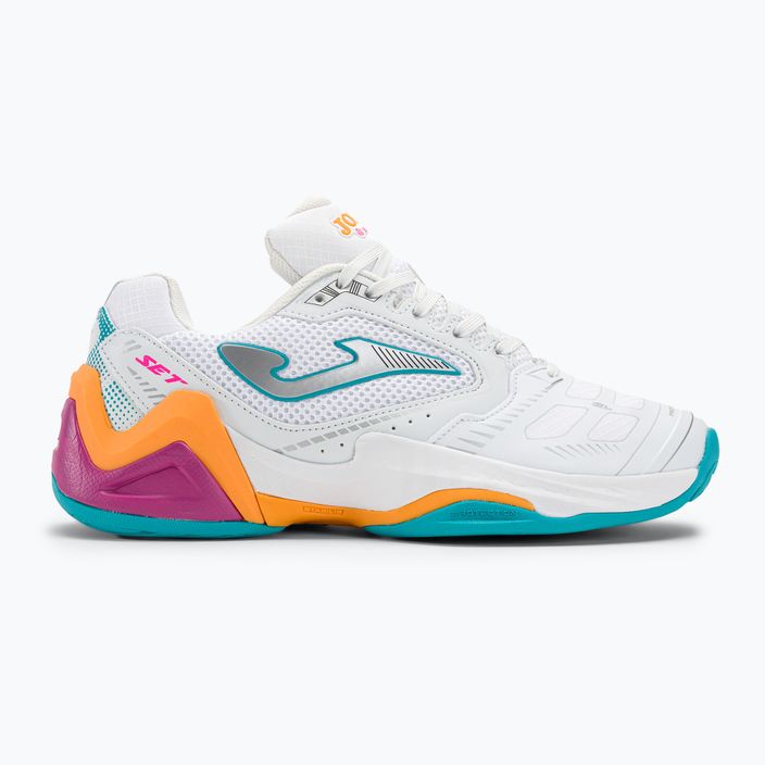 Дамски обувки за тенис Joma Set Lady AC white/orange 2