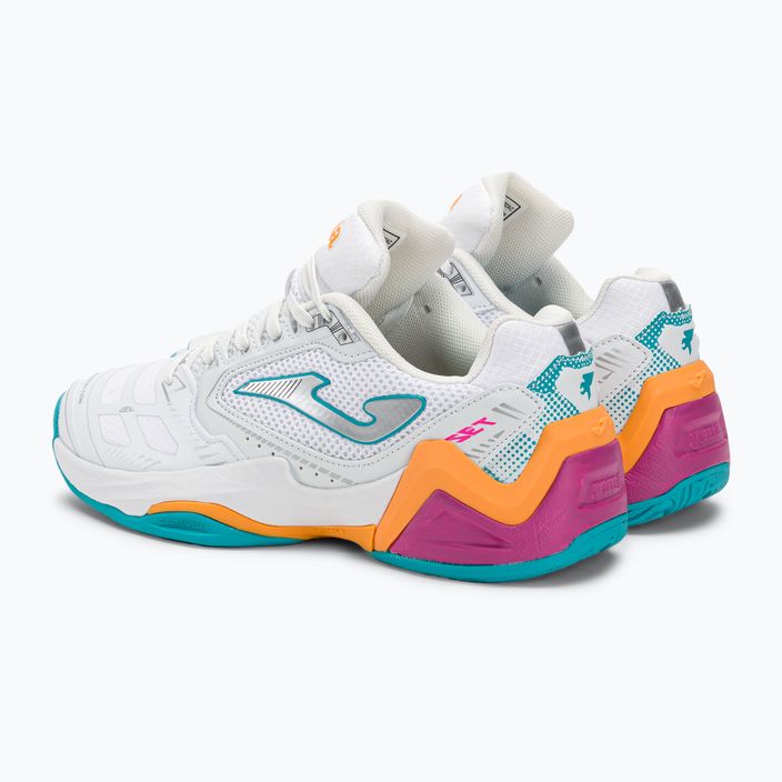 Дамски обувки за тенис Joma Set Lady AC white/orange 3