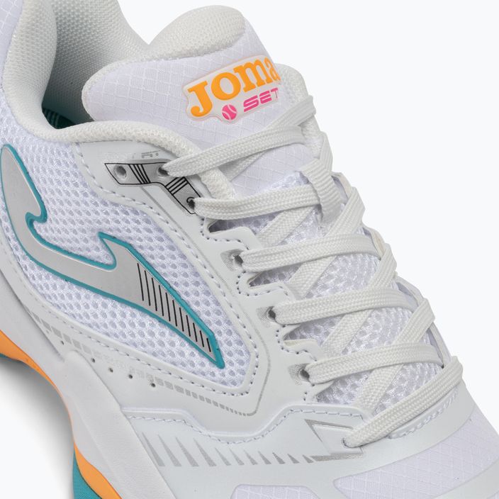 Дамски обувки за тенис Joma Set Lady white/orange 8