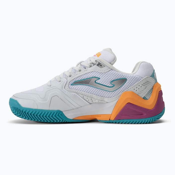 Дамски обувки за тенис Joma Set Lady white/orange 10