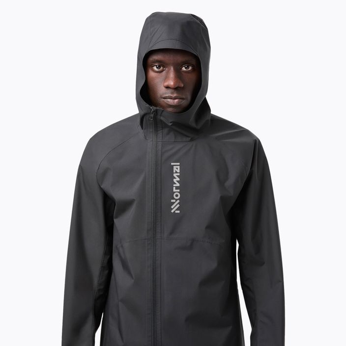 Мъжко яке за бягане NNormal Trail Rain black 5