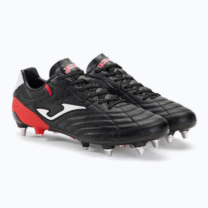 Мъжки футболни обувки Joma Aguila Cup SG black/red 4
