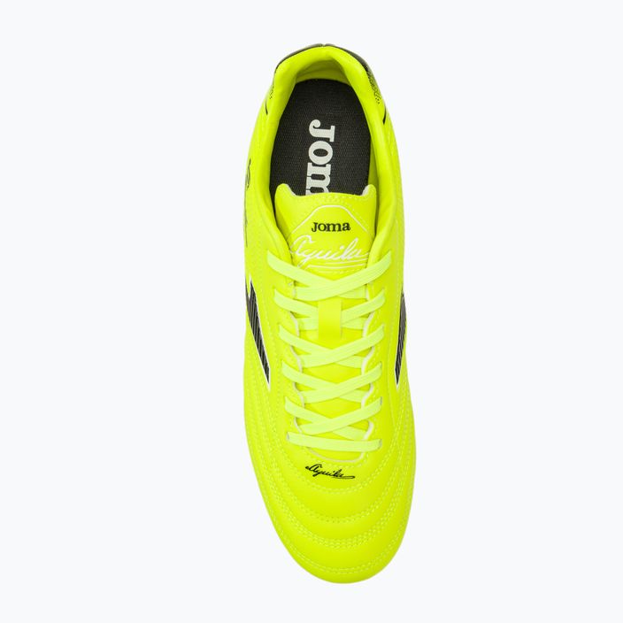 Мъжки футболни обувки Joma Aguila FG lemon fluor 5