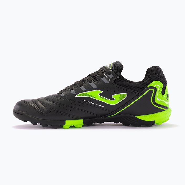 Мъжки футболни обувки Joma Maxima TF black/green 3