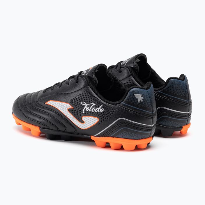 Детски футболни обувки Joma Toledo Jr HG черни 3